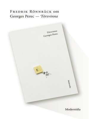 cover image of Om Försvinna av Georges Perec